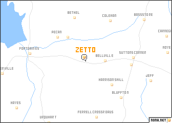 map of Zetto