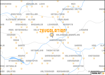 map of Zevgolatíon