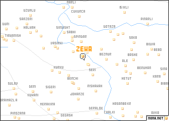 map of Zēwa
