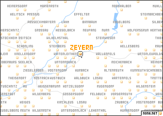 map of Zeyern