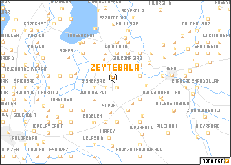 map of Zeyt-e Bālā