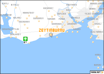 map of Zeytinburnu