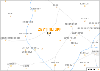 map of Zeytinliova