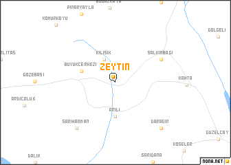map of Zeytin