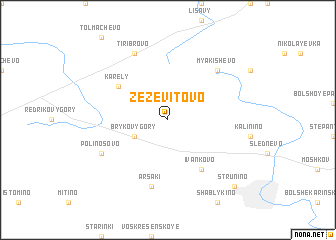 map of Zezevitovo