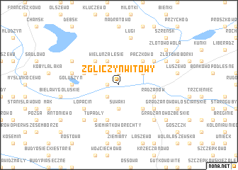 map of Zgliczyn Witowy