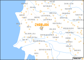 map of Zhabjak