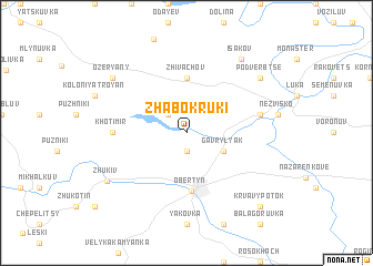 map of Zhabokruki