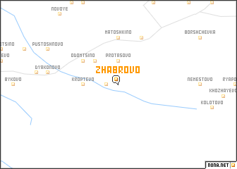 map of Zhabrovo