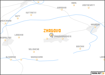 map of Zhadovo