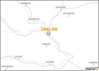 map of Zhailing