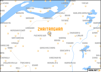 map of Zhaitangwan