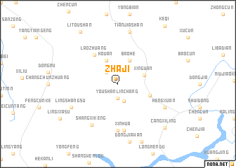 map of Zhaji