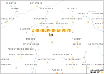 map of Zhakhovka Pervaya