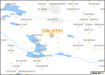 map of Zhalintsy