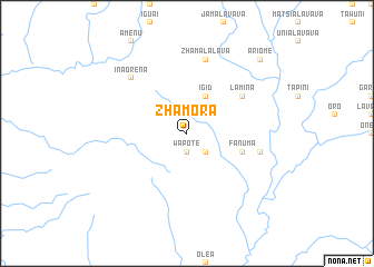 map of Zhamora
