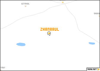 map of Zhanaaul