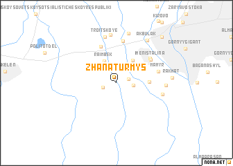 map of Zhanaturmys