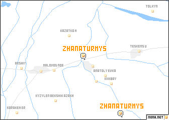 map of Zhanaturmys