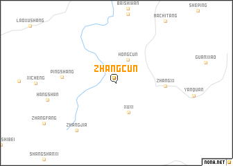 map of Zhangcun