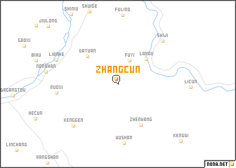 map of Zhangcun