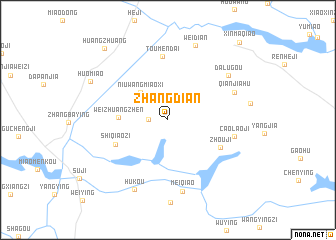 map of Zhangdian