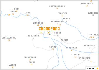 map of Zhangfang