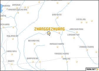 map of Zhanggezhuang