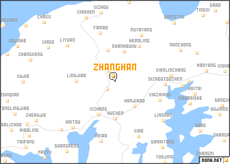 map of Zhanghan
