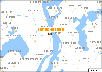 map of Zhanghuzhen
