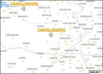 map of Zhangjiagang