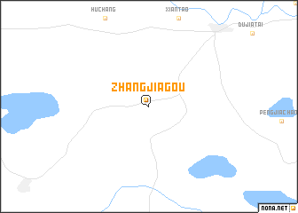 map of Zhangjiagou