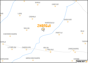 map of Zhangji