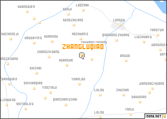 map of Zhangluqiao