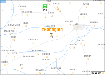 map of Zhangqing