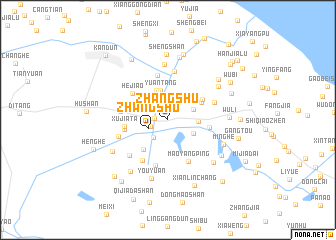 map of Zhangshu