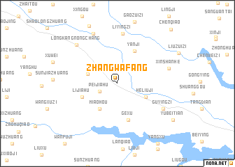 map of Zhangwafang