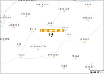 map of Zhangxuewu
