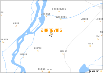 map of Zhangying