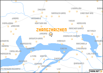 map of Zhangzhaizhen