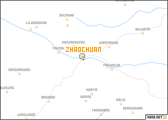 map of Zhaochuan