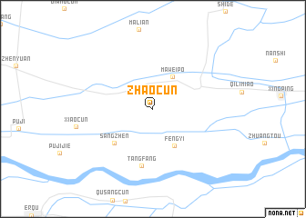 map of Zhaocun
