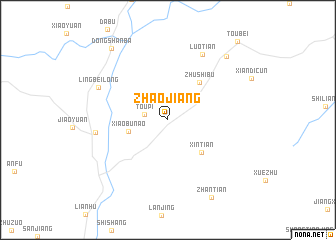 map of Zhaojiang
