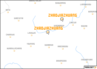 map of Zhaojiazhuang