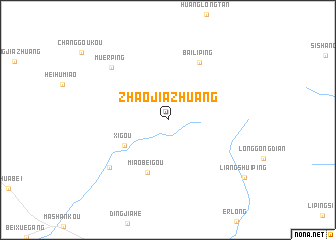 map of Zhaojiazhuang