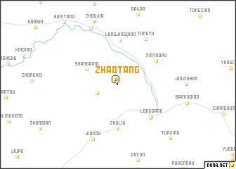 map of Zhaotang