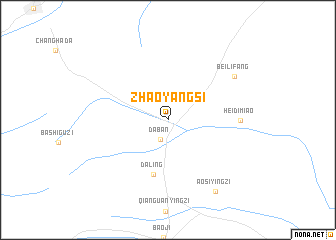 map of Zhaoyangsi