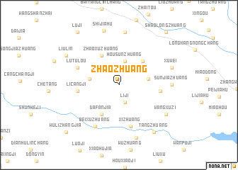 map of Zhaozhuang