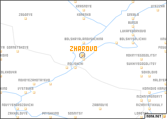 map of Zharovo
