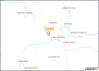 map of Zhar